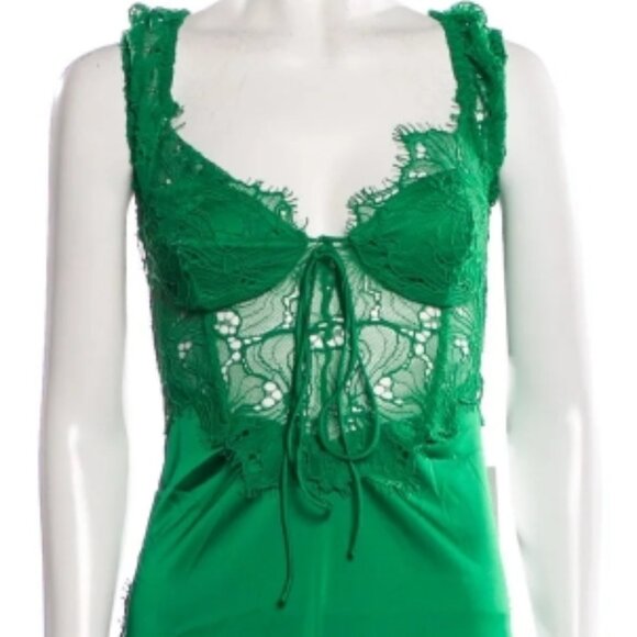 For Love And Lemons Green Maxi Dress - Picture 9 of 11